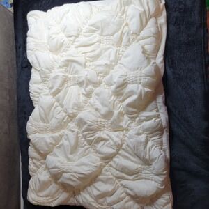 Anthropologie Textured Standard Sham Pillow Case Cream Cotton SUPER SOFT